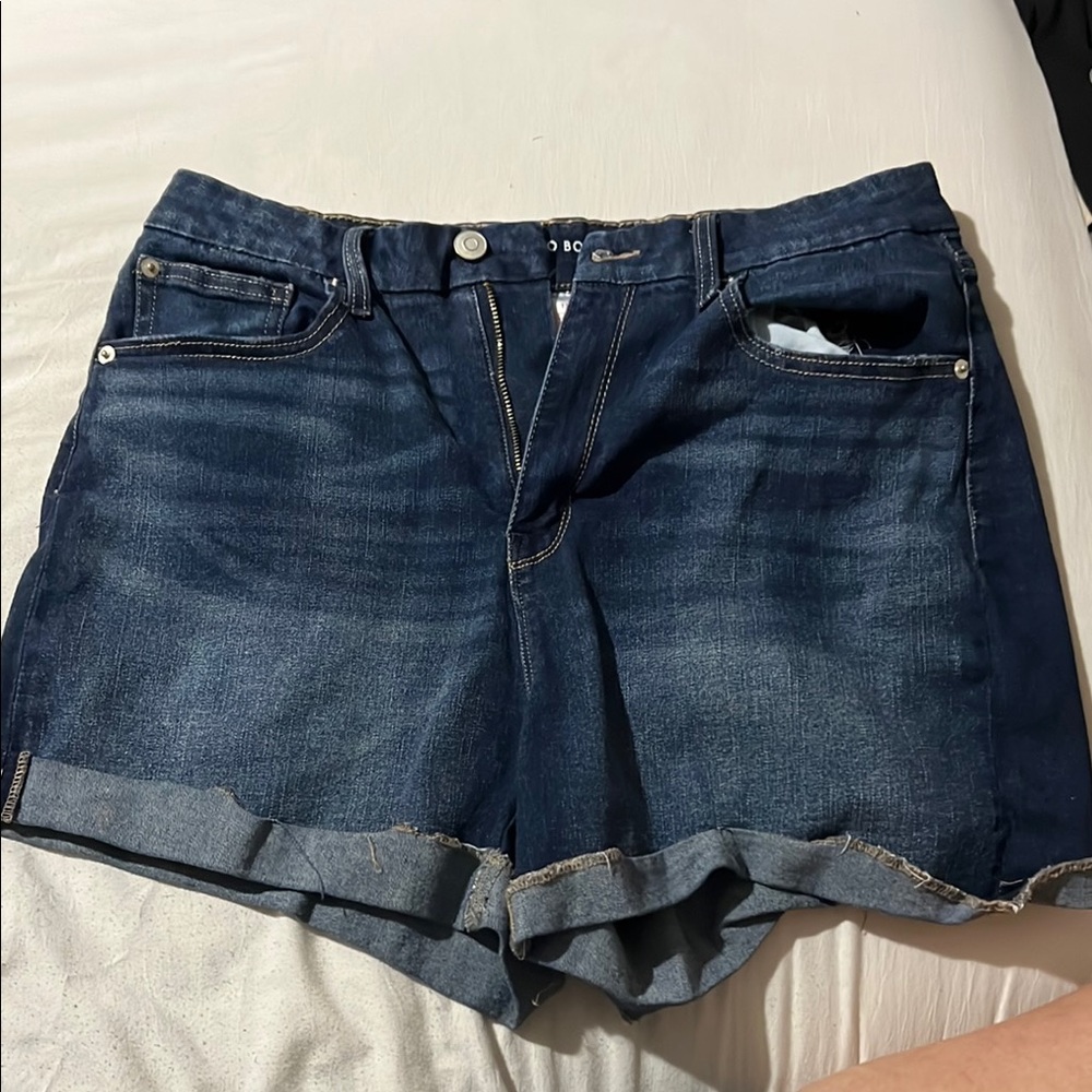 Women's Blue Denim Shorts